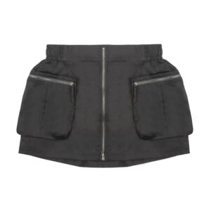 Cargo skirt in black
