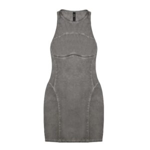 Cyber dress in grey