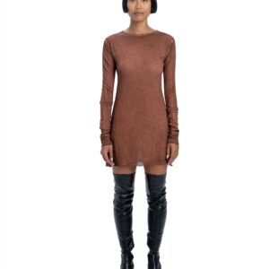 Long sleeve dress in red