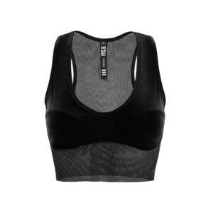 Net top in black
