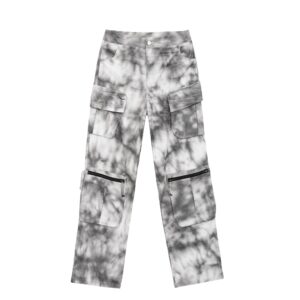 Tie dye cargo pants