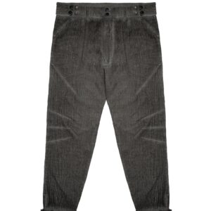 Crinkle Pants in grey linen blend