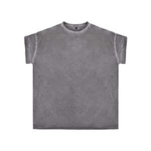 Rhinestone t-shirt in grey