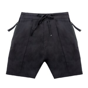 Zipper Pocket Shorts in black